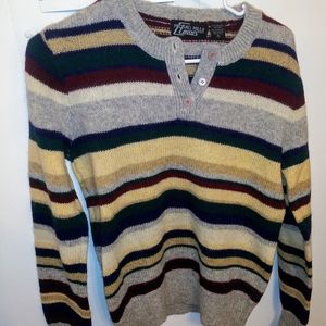Vintage Striped Sweater by Michael Milea Classics Size Medium
